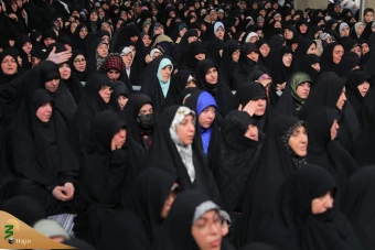 دیدار مسئولان و کارگزاران حج با رهبر انقلاب 57