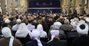 دیدار مسئولان و کارگزاران حج و جمعی از زائران بیت‌الله الحرام با رهبر معظم انقلاب اسلامی  2