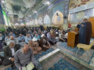 زائران سید‌الشهداء (ع) در خیمه‌گاه ندای أین معز الأولیاء، ومذل الأعداء سر دادند+فیلم