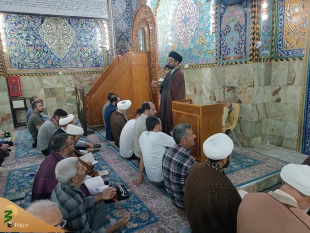 زائران سید‌الشهداء (ع) در خیمه‌گاه ندای أین معز الأولیاء، ومذل الأعداء سر دادند. 2