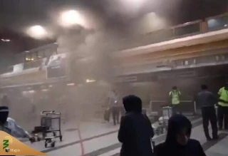 تعویق پرواز حجاج درپی آتش سوزی در فرودگاه لاهور پاکستان