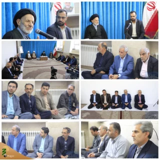 دیدار مدیرکل و جمعی از کارگزاران حج و زیارت خراسان جنوبی با نماینده ولی فقیه در استان