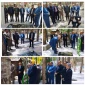 غبارروبی و عطر افشانی مزار شهدای منا در خراسان جنوبی  2