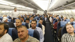 نخستین گروه «عوامل حج تمتع 1403»رهسپار مدینه منوره شد 4