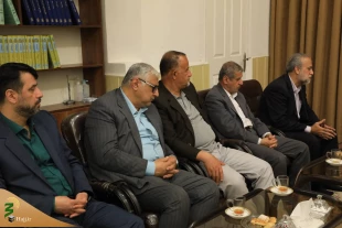 دیدار مسئول دفتر نماینده بعثه مقام معظم رهبری گیلان و خادمان فرهنگی با نماینده محترم ولی فقیه و امام جمعه رشت 7