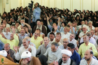  نخستین دعای کمیل زائران بیت الله الحرام در مدینه منوره 2