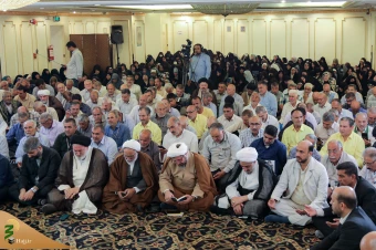  نخستین دعای کمیل زائران بیت الله الحرام در مدینه منوره 15