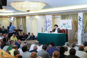  نخستین دعای کمیل زائران بیت الله الحرام در مدینه منوره 6