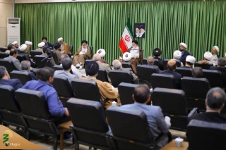 دیدار کارگزاران حج خراسان رضوی با آیت‌الله علم‌الهدی 