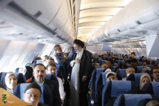 Head of the Iranian Pilgrims arrives Medina 6
