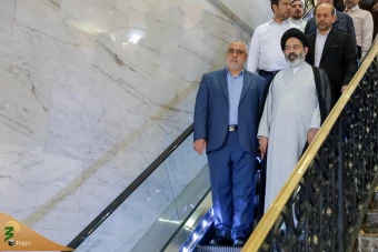 دیدار صمیمی سرپرست حجاج ایرانی با زائران کشورمان درمدینه منوره _ 1 9