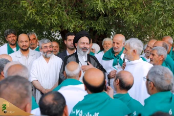 بازدید سرپرست حجاج ایرانی از میقات شجره و انتقال زائران به مکه 2