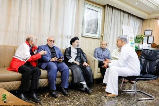 بازدید دست اندرکاران حج و زیارت از هتل محل اسکان زائران ایرانی در مدینه 7