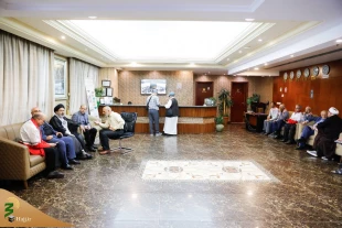 بازدید دست اندرکاران حج و زیارت از هتل محل اسکان زائران ایرانی در مدینه 8