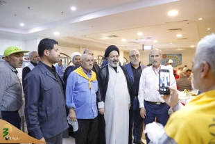 بازدید سرزده مسئولان حج و زیارت از هتل محل اقامت زائران ایرانی در مدینه 3
