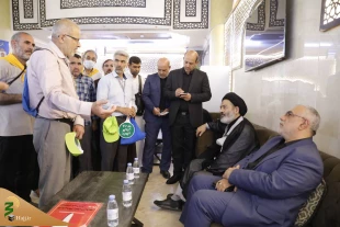 بازدید سرزده مسئولان حج و زیارت از هتل محل اقامت زائران ایرانی در مدینه 4