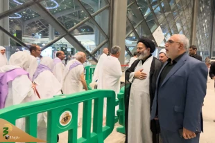 مسئولان حج در‌ایستگاه قطار سریع‌السیر مدینه زائران ایرانی را بدرقه کردند 3