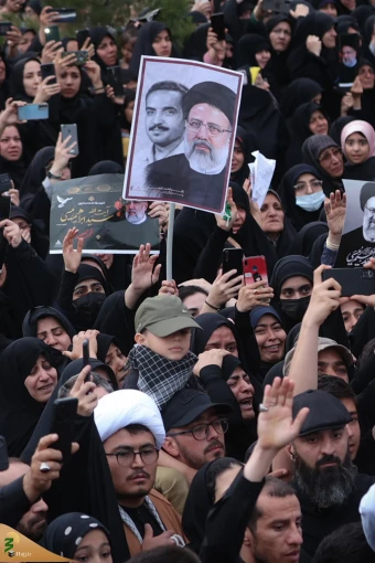 مراسم تشییع پیکر رئیس جمهور شهید و همراهان در شهر قم 7