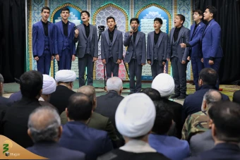 اقامه نماز رهبر معظم انقلاب بر پیکر رئیس جمهور شهید و همراهان 14