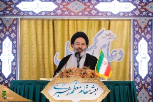 حضور باشکوه زائران عزادار شهدای خدمت در آیین های دعای کمیل مدینه+عکس 4