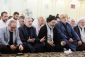 حضور باشکوه زائران عزادار شهدای خدمت در آیین های دعای کمیل مدینه+عکس 4