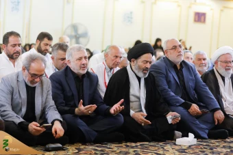  مراسم دعای کمیل زائران ایرانی در مدینه منوره به یاد شهدای خدمت 11