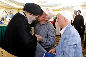  مراسم دعای کمیل زائران ایرانی در مدینه منوره به یاد شهدای خدمت 7