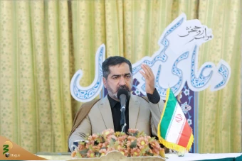  مراسم دعای کمیل زائران ایرانی در مدینه منوره به یاد شهدای خدمت 19