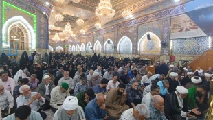 فضای خاص خیمه گاه حسینی از اندوه زائران در غم شهید خدمت