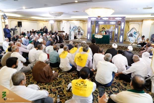 Magnificent Presence of Pilgrims Mourning Martyrs of Service in Komeil Prayer Rituals of Medina 2