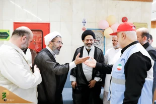 دیدار سرپرست حجاج ایرانی با زائران هتل حیاه الهدی 2