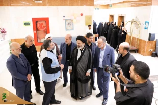 دیدار سرپرست حجاج ایرانی با زائران هتل حیاه الهدی 3