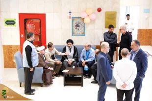 دیدار سرپرست حجاج ایرانی با زائران هتل حیاه الهدی 7