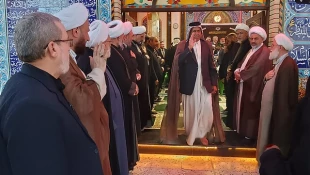برگزاری مراسم گرامیداشت شهید خدمت در کربلا