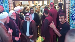 برگزاری مراسم گرامیداشت شهید خدمت در کربلا