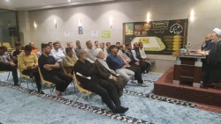 دیدار برگزیدگان یگان ویژه نیروی انتظامی با مسؤل دفتر نمایندگی بعثه در عراق