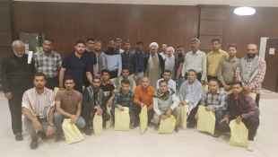 دیدار برگزیدگان یگان ویژه نیروی انتظامی با مسؤل دفتر نمایندگی بعثه در عراق