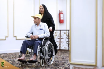 دیدار با اعضای کاروان جانبازان درمدینه  6