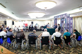 دیدار با اعضای کاروان جانبازان درمدینه  9