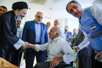 دیدار با اعضای کاروان جانبازان درمدینه  11