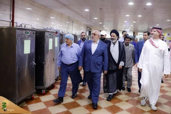 بازدید سرپرست حجاج ایرانی از آشپزخانه iهای دخیل و زِین در مدینه  12