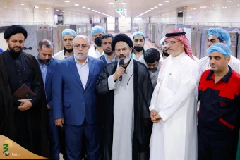 بازدید سرپرست حجاج ایرانی از آشپزخانه iهای دخیل و زِین در مدینه  19