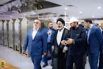 بازدید سرپرست حجاج ایرانی از آشپزخانه iهای دخیل و زِین در مدینه  28