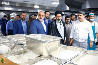 بازدید سرپرست حجاج ایرانی از آشپزخانه iهای دخیل و زِین در مدینه  9
