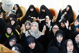 حضور پر شور زائران بیت الله الحرام در دومین دعای کمیل مدینه منوره 4