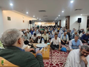 برپایی مراسم دعای کمیل در مکه با حضور گسترده زائران ایرانی+فیلم  4