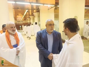 حضور دوباره رییس سازمان حج در میقات شجره و ایستگاه قطار سریع السیر + عکس 5