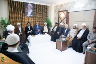دیدارمسئولان حج و زیارت با نمایندگان دفاتر مراجع عظام تقلید درمدینه+عکس 3