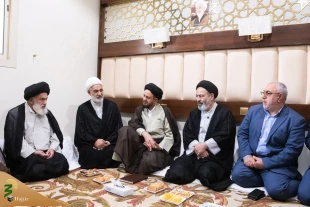 دیدارمسئولان حج و زیارت با نمایندگان دفاتر مراجع عظام تقلید درمدینه+عکس 5