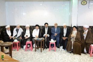 دیدارمسئولان حج و زیارت با نمایندگان دفاتر مراجع عظام تقلید درمدینه+عکس 6